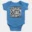 Straight Outta Chrompet Onesie/Romper in Orchid Blue Color